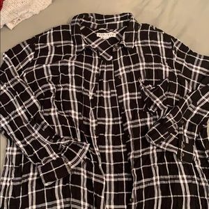 Button down thin flannel